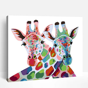 Giraffe Pals | Paint By Numbers