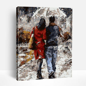 Couple Walking Home | Paint By Numbers