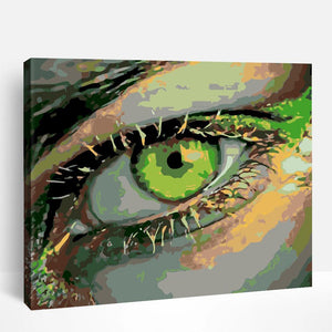 Green Eyes | Paint By Numbers