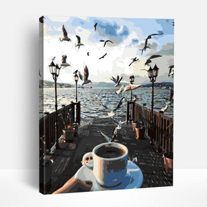 Coffee on Jetty | Paint By Numbers