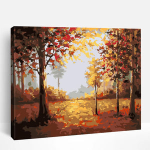 Autumn Forest Trees | Paint By Numbers