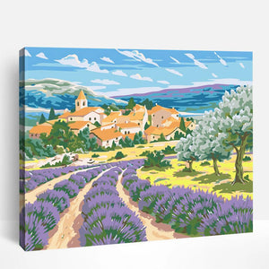 Lavender Field Serenity | Paint By Numbers