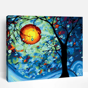 Mystic Abstract Tree | Paint By Numbers