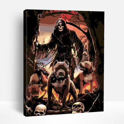 Demon Dogs | Paint By Numbers