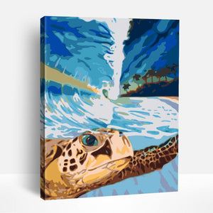 Turtle in Tranquility | Paint By Numbers