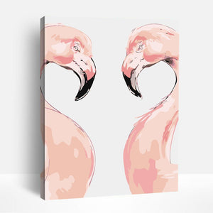 Flamingo Couple | Paint By Numbers