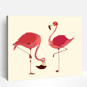 Flamingo Portrait | Paint By Numbers