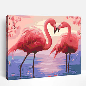 Flamingo Love | Paint By Numbers