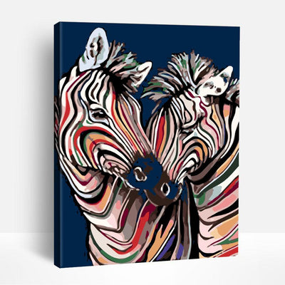 Zebra Love | Paint By Numbers