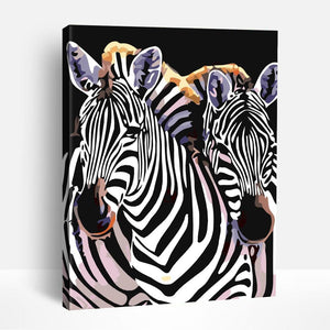 Zebra Romance | Paint By Numbers