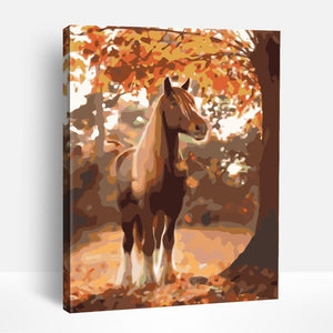 Horse in Autumn | Paint By Numbers