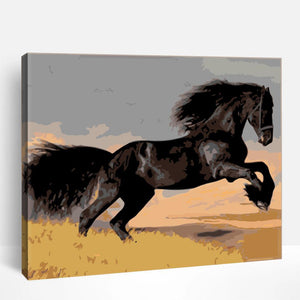 Galloping Horse | Paint By Numbers