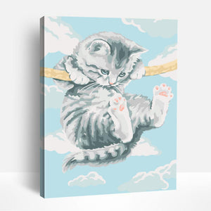 Playful Kitten | Paint By Numbers