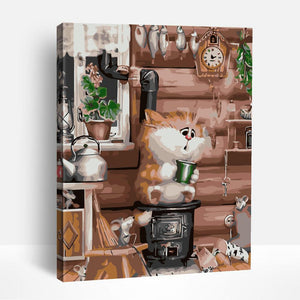 Cartoon Cat | Paint By Numbers