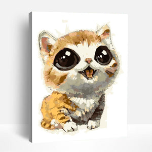 Puppy Eye Kitten | Paint By Numbers