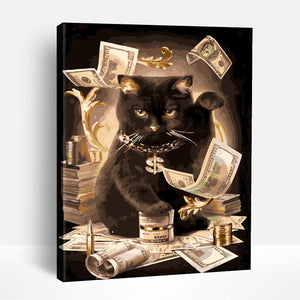 Rich Cat | Paint By Numbers