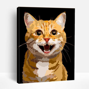 Smiling Cat | Paint By Numbers