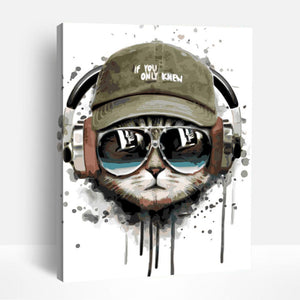 Cool Cat | Paint By Numbers