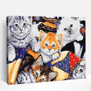 Playful Cats | Paint By Numbers