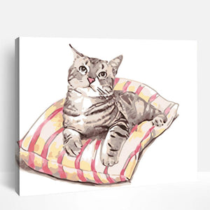 Cat on a Mat | Paint By Numbers