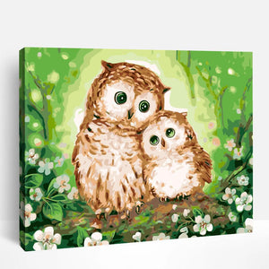 Owl Family | Paint By Numbers