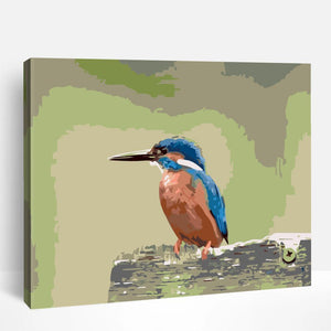 Kingfisher Resting | Paint By Numbers