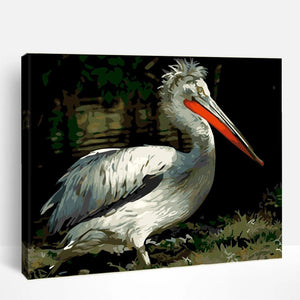 Perched Pelican | Paint By Numbers