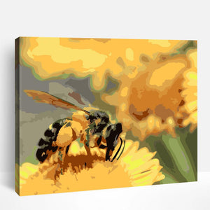 Bee and Sunflowers | Paint By Numbers