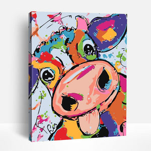 Colorful Cow | Paint By Numbers
