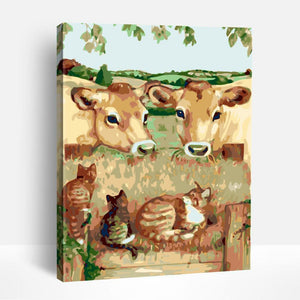 Serene Farm Animal | Paint By Numbers