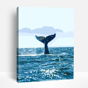 Whale and Waves | Paint By Numbers