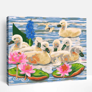 Group of Ducklings | Paint By Numbers