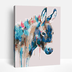 Colorful Donkey | Paint By Numbers