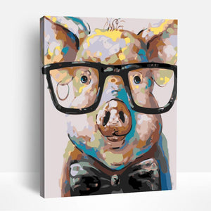 Wise Piglet | Paint By Numbers