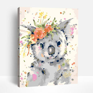 Koala and Flower | Paint By Numbers