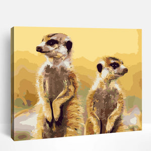 Ferrets on Watch | Paint By Numbers