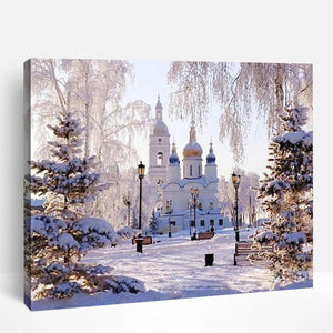 Snowy City | Paint By Numbers