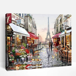 Paris Streets | Paint By Numbers